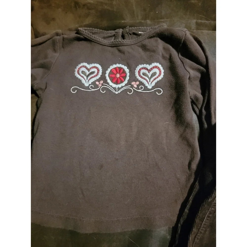 Gymboree alpine sweetie heart top and cords size‎ 3t